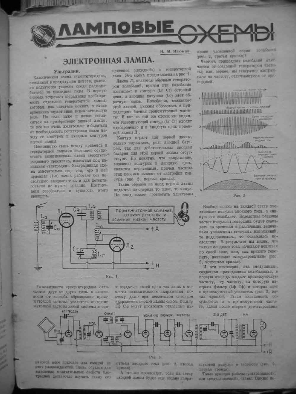 Стр. 7 (173) журнала «Радио всем» № 7 за 1928 год