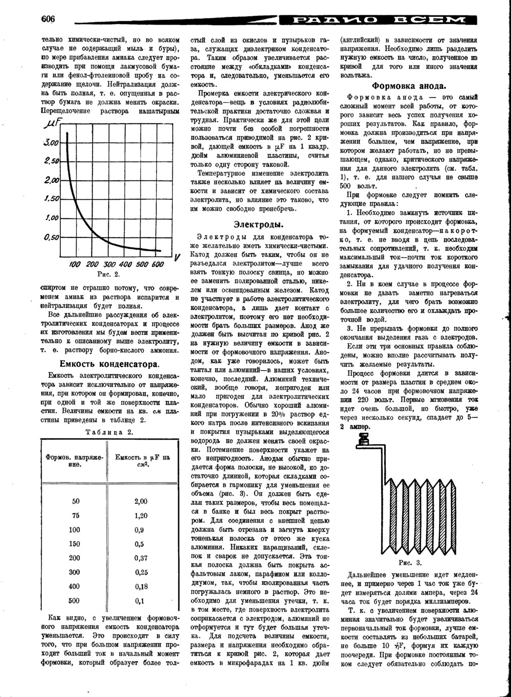 Стр. 26 (606) журнала «Радио всем» № 22 за 1928 год