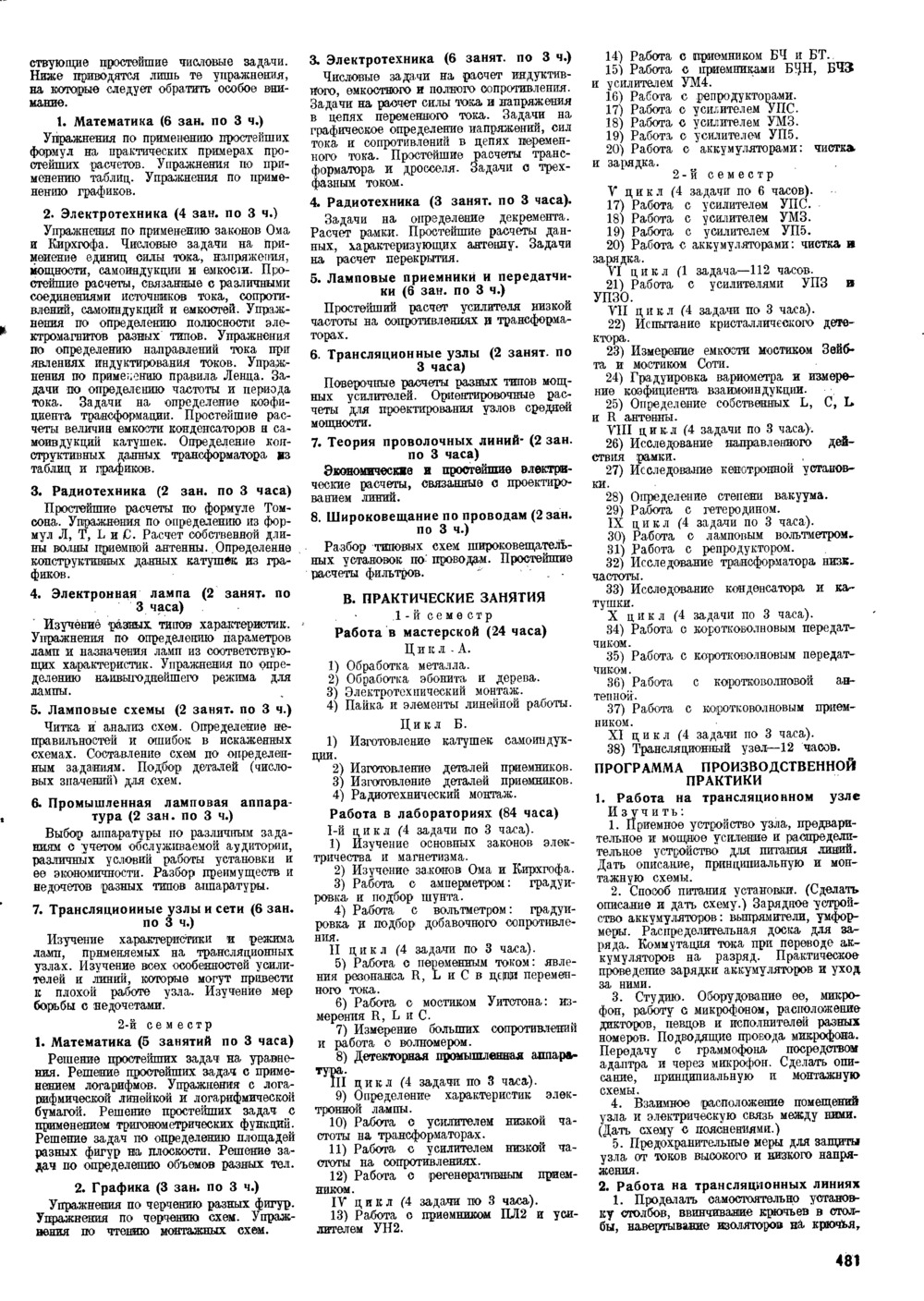 Стр. 41 (481) журнала «Радиофронт» № 19–20 за 1930 год