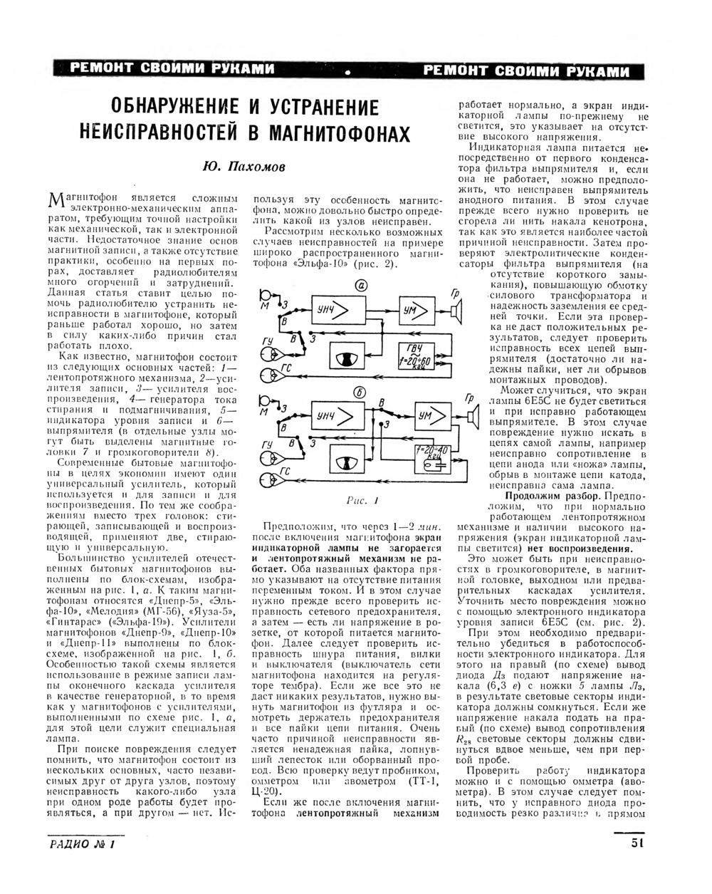 Стр. 51 журнала «Радио» № 1 за 1962 год