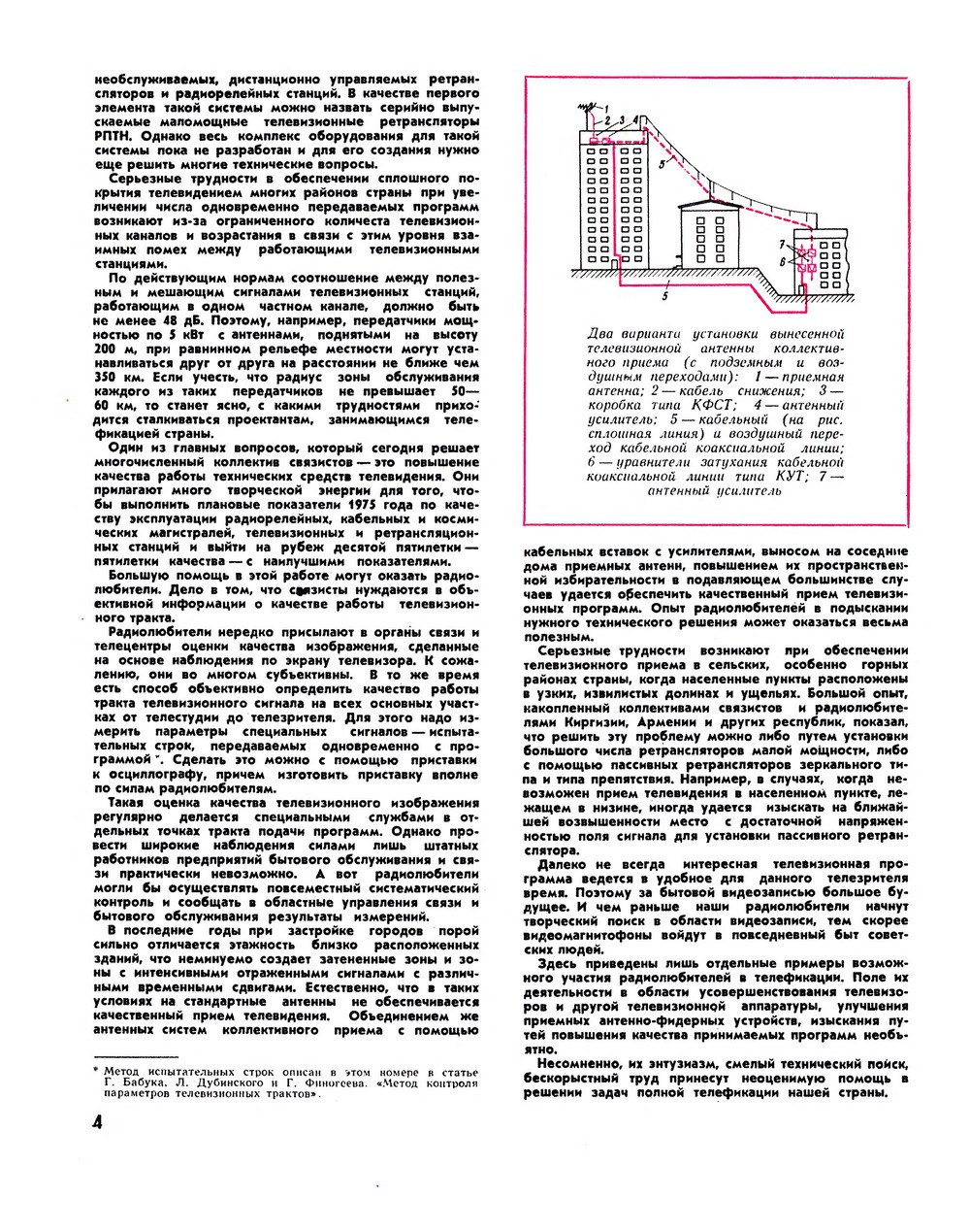 Стр. 4 журнала «Радио» № 10 за 1975 год