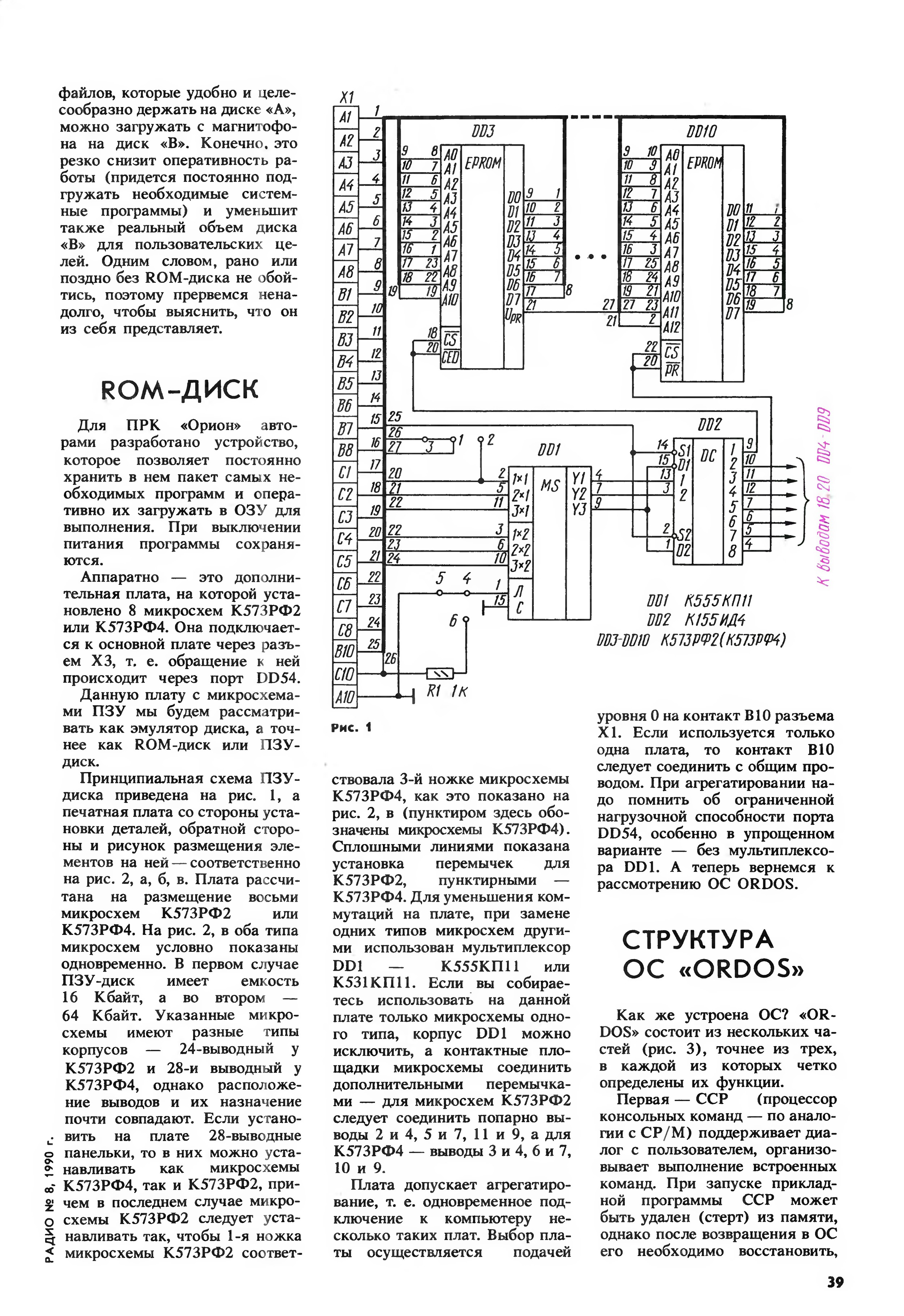 К573рф2 схема включения