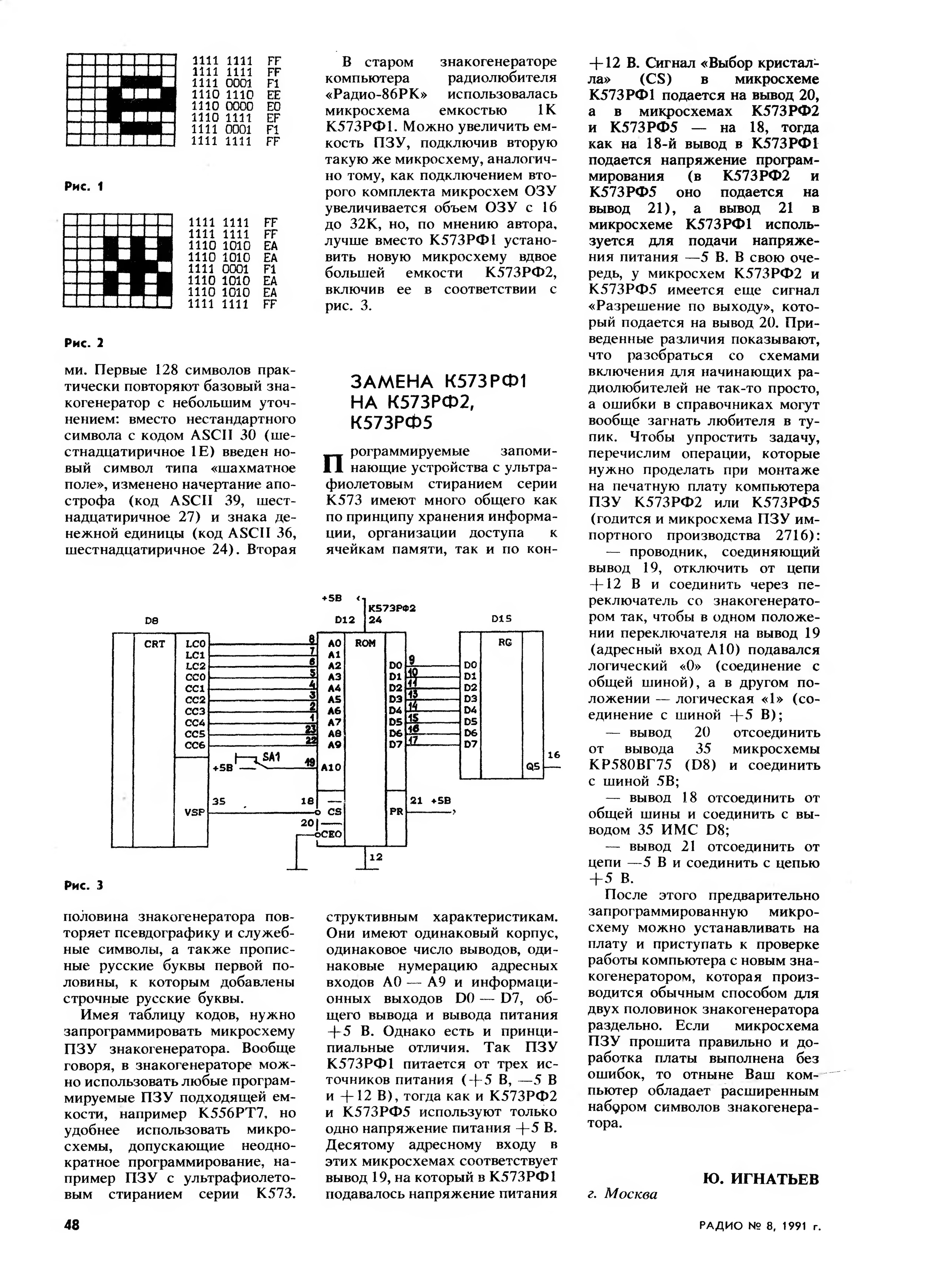 К573рф2 схема включения