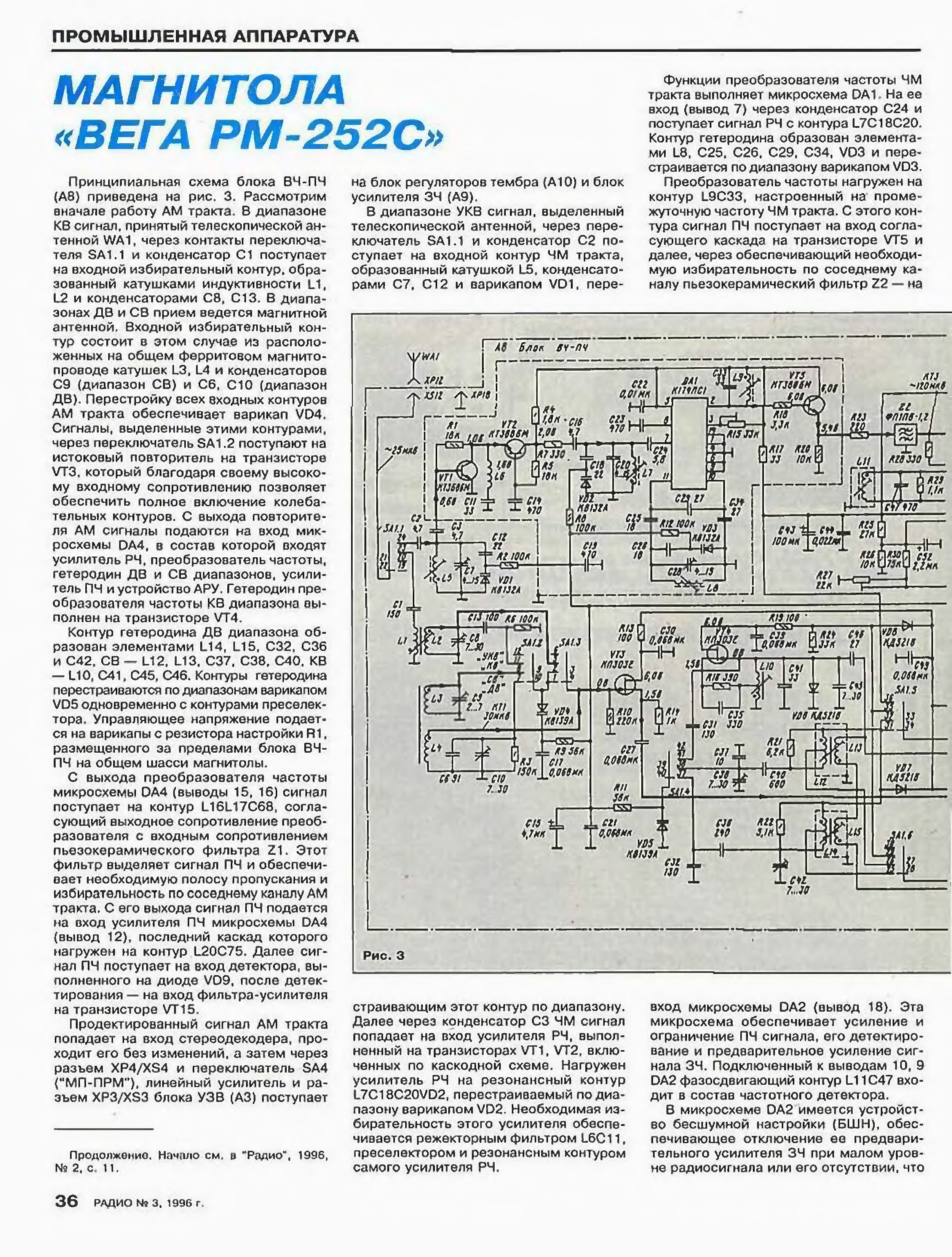 Схема вега 338 стерео